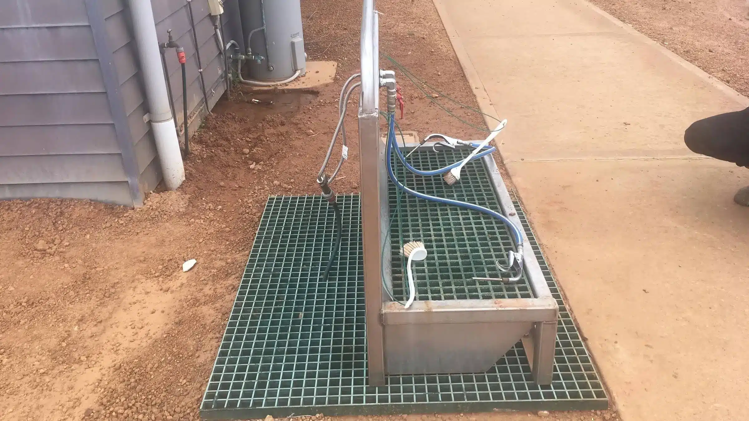 Southern Engineering & Agriculture boot wash systems protecting farmland and livestock health.